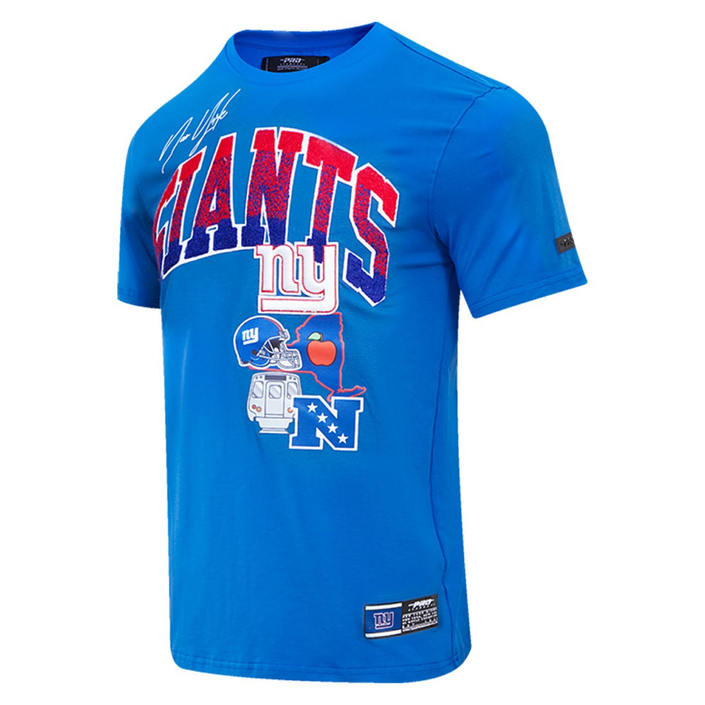 New York Giants Pro Standard Super Bowl XLVI Patch Hometown Collection T-Shirt - Royal T-shirts