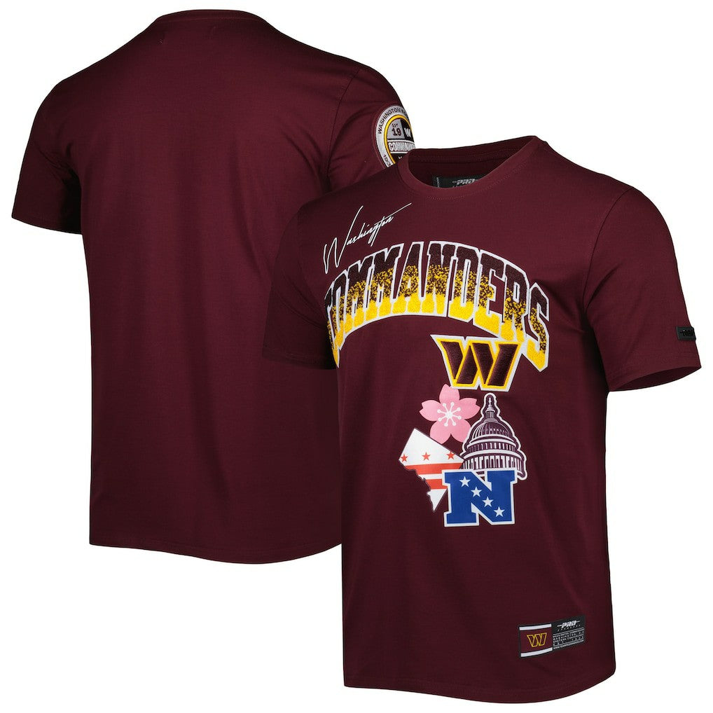 Washington Commanders Pro Standard Hometown Collection T-Shirt - Burgundy T-shirts