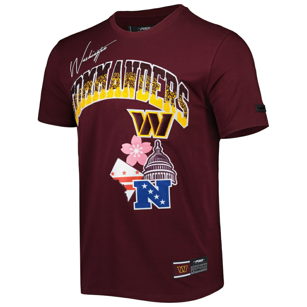 Washington Commanders Pro Standard Hometown Collection T-Shirt - Burgundy T-shirts