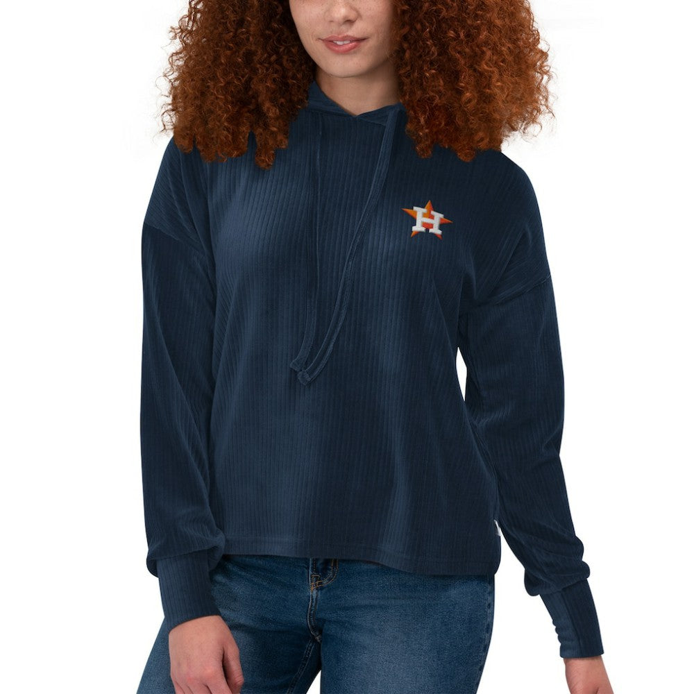 Houston Astros Touch Women's End Line Pullover Hoodie - Navy Hoodies