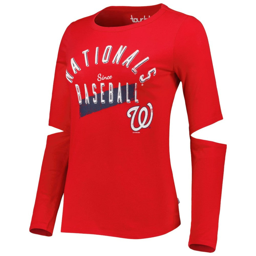Washington Nationals Touch Women's Formation Long Sleeve T-Shirt - Red T-shirts