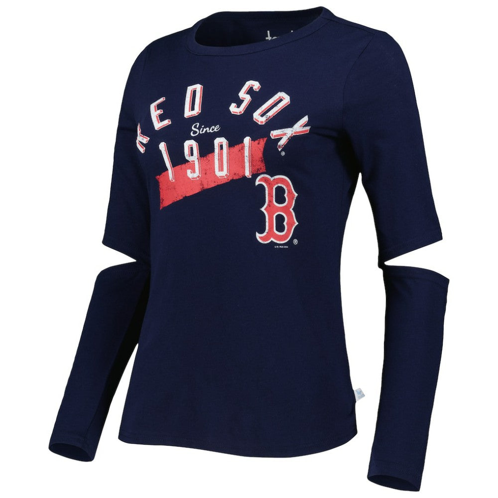 Boston Red Sox Touch Women's Formation Long Sleeve T-Shirt - Navy T-shirts