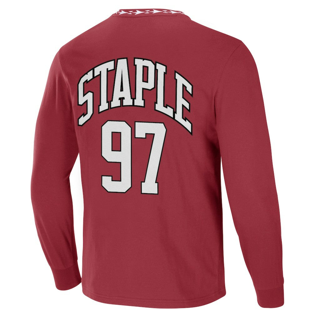 Arizona Cardinals NFL x Staple Core Team Long Sleeve T-Shirt - Red T-shirts