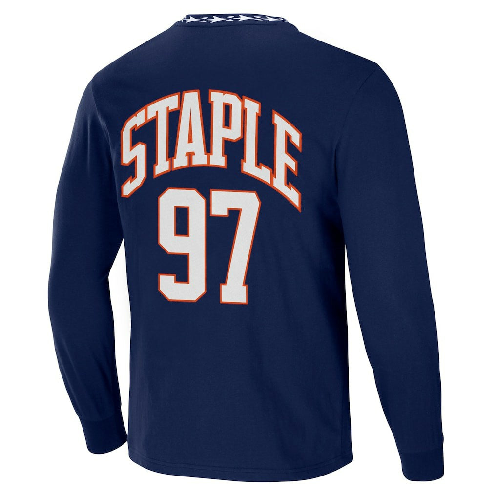Chicago Bears NFL x Staple Core Team Long Sleeve T-Shirt - Navy T-shirts