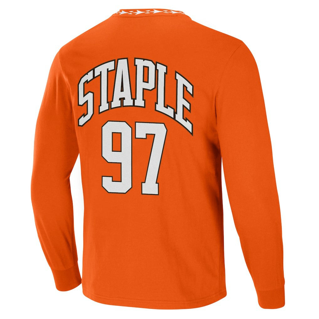 Cleveland Browns NFL x Staple Core Team Long Sleeve T-Shirt - Orange T-shirts