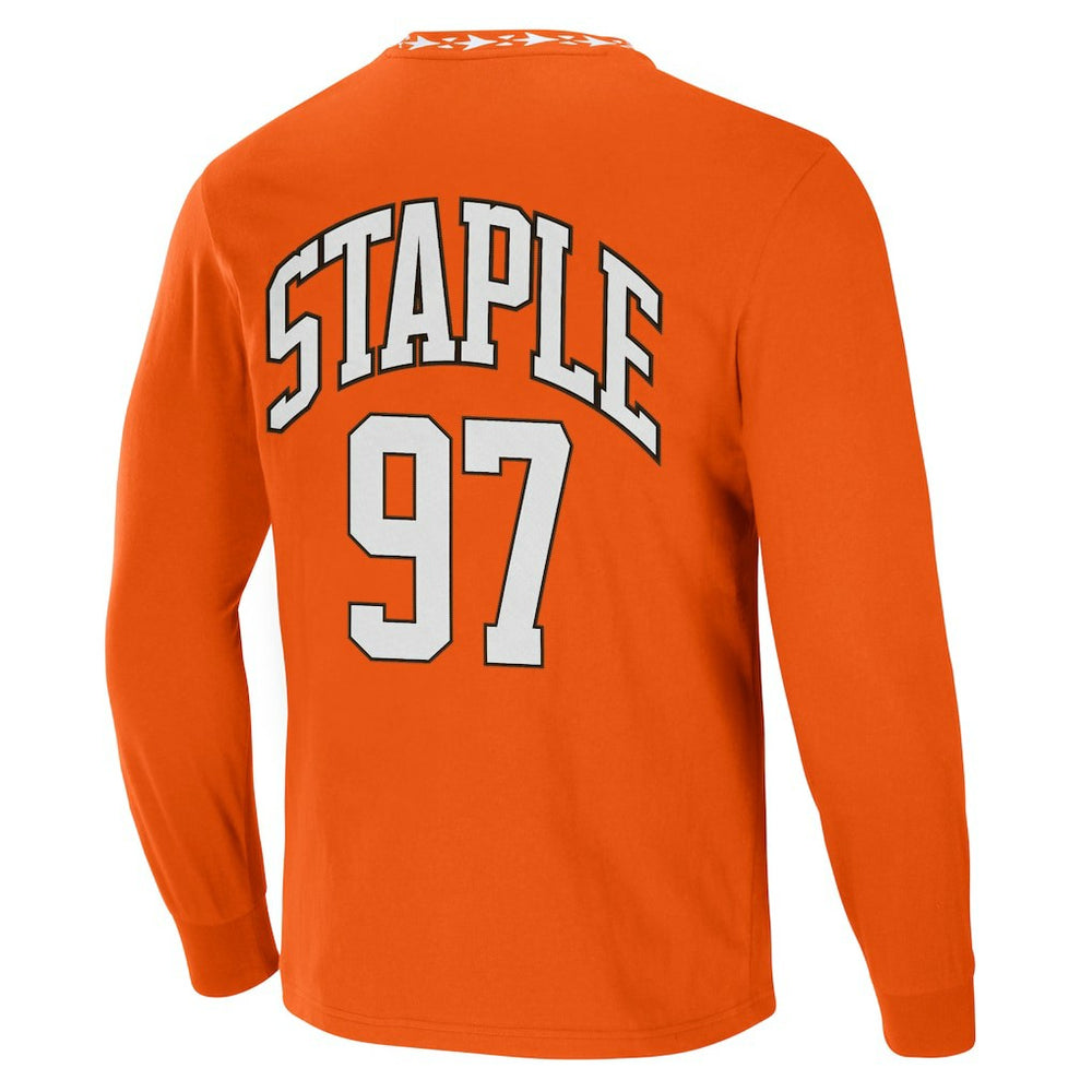 Cleveland Browns NFL x Staple Core Team Long Sleeve T-Shirt - Orange T-shirts