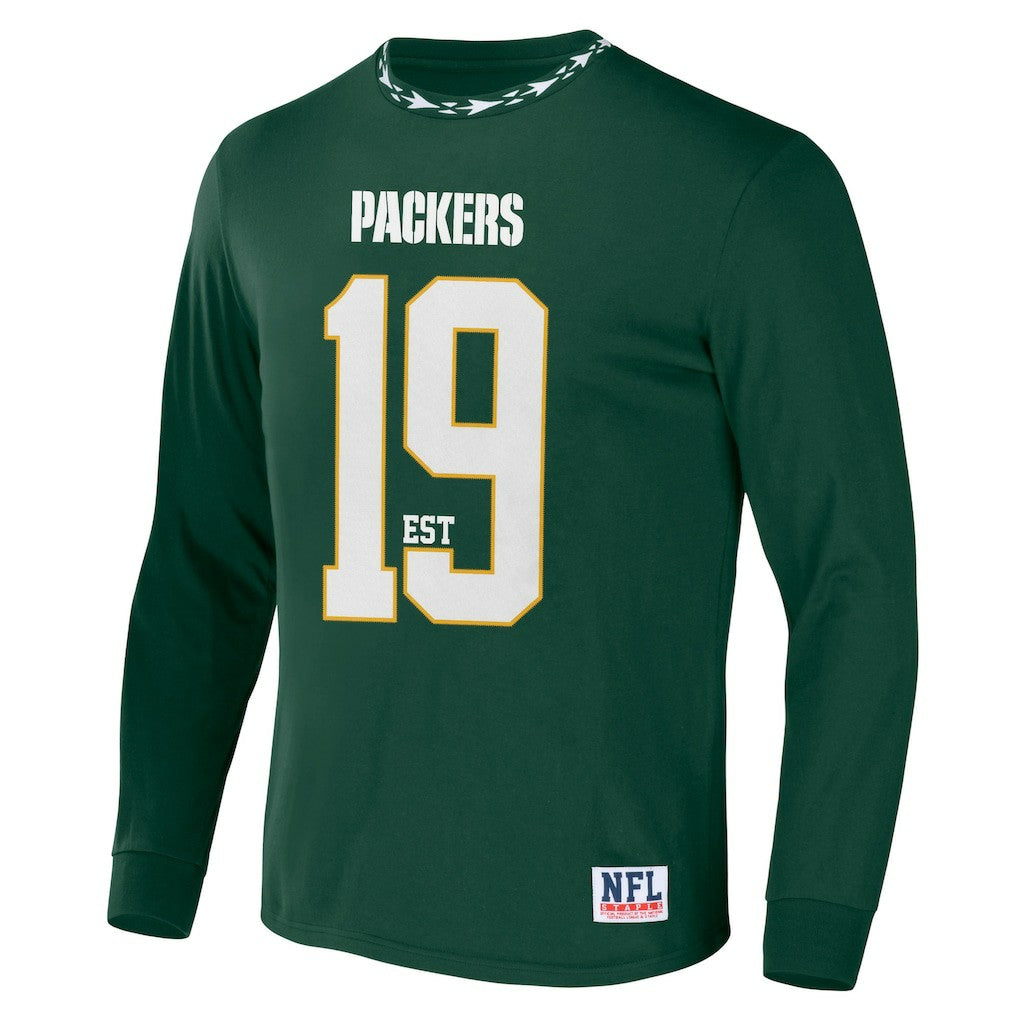 Green Bay Packers NFL x Staple Core Team Long Sleeve T-Shirt - Hunter Green T-shirts