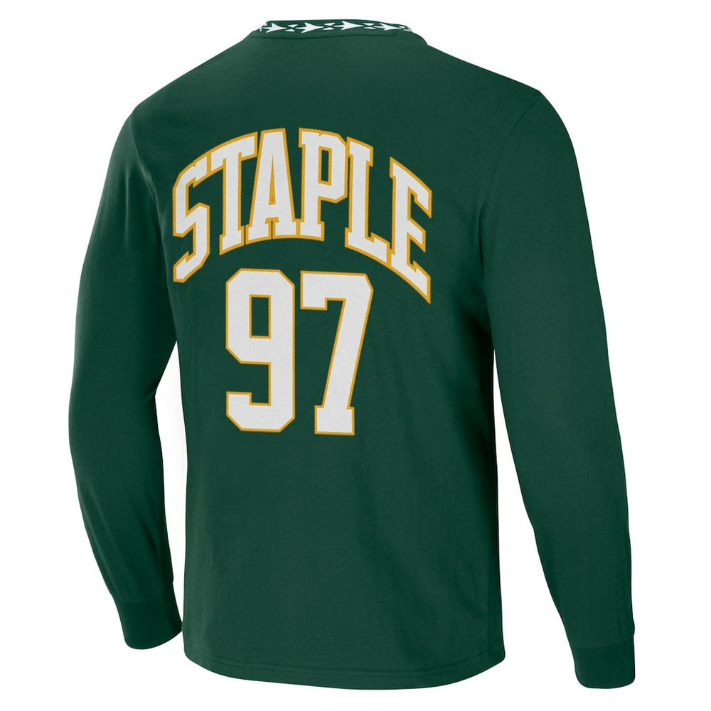 Green Bay Packers NFL x Staple Core Team Long Sleeve T-Shirt - Hunter Green T-shirts
