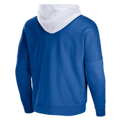Indianapolis Colts NFL x Staple Throwback Vintage Wash Pullover Hoodie - Blue Hoodies