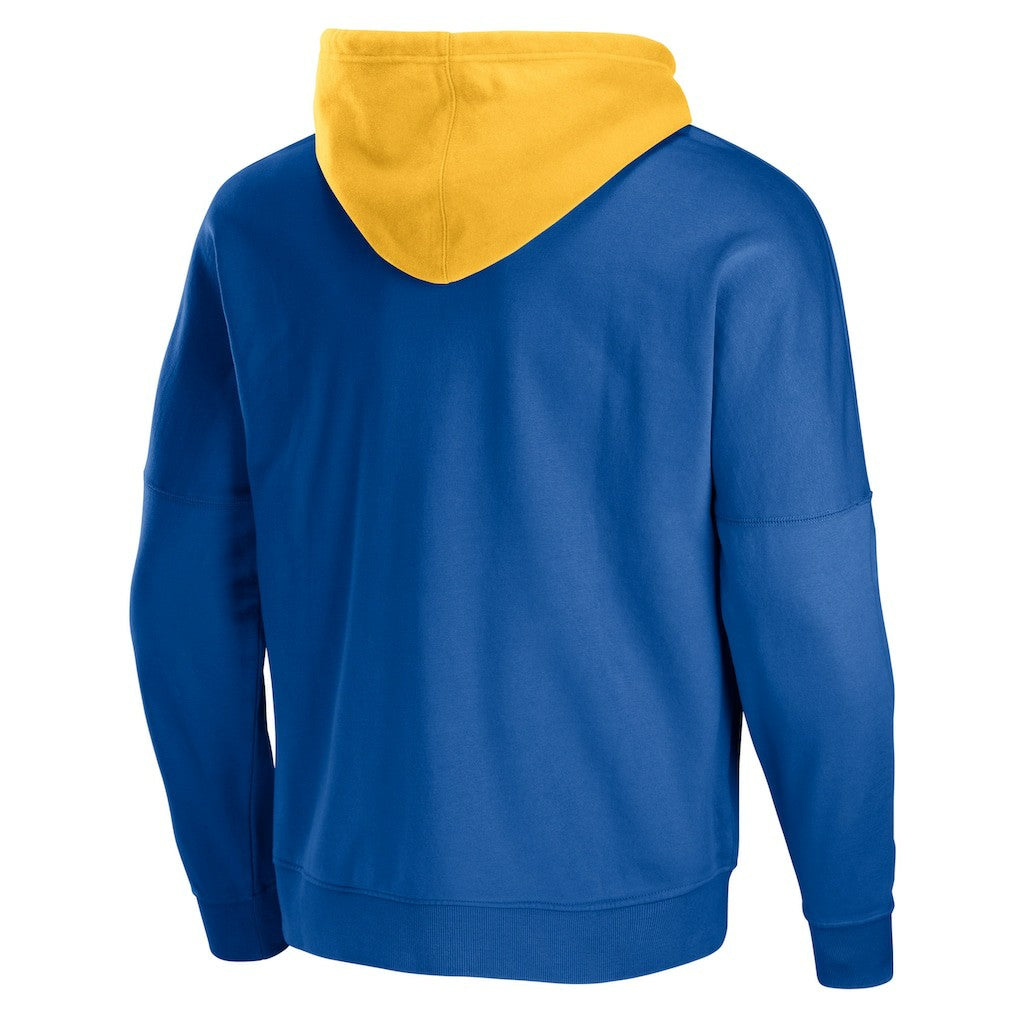 Los Angeles Rams NFL x Staple Throwback Vintage Wash Pullover Hoodie - Navy Hoodies