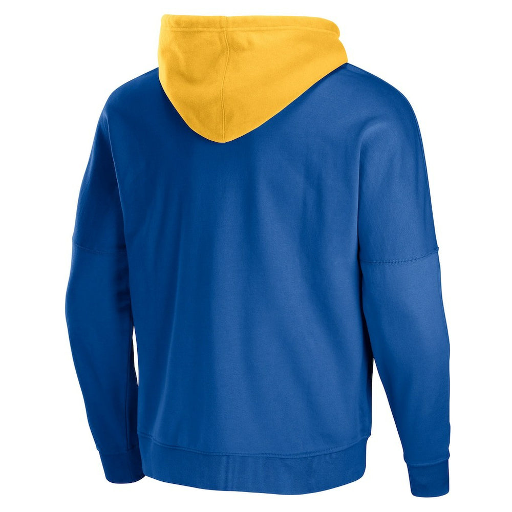 Los Angeles Rams NFL x Staple Throwback Vintage Wash Pullover Hoodie - Navy Hoodies