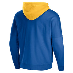 Los Angeles Rams NFL x Staple Throwback Vintage Wash Pullover Hoodie - Navy Hoodies
