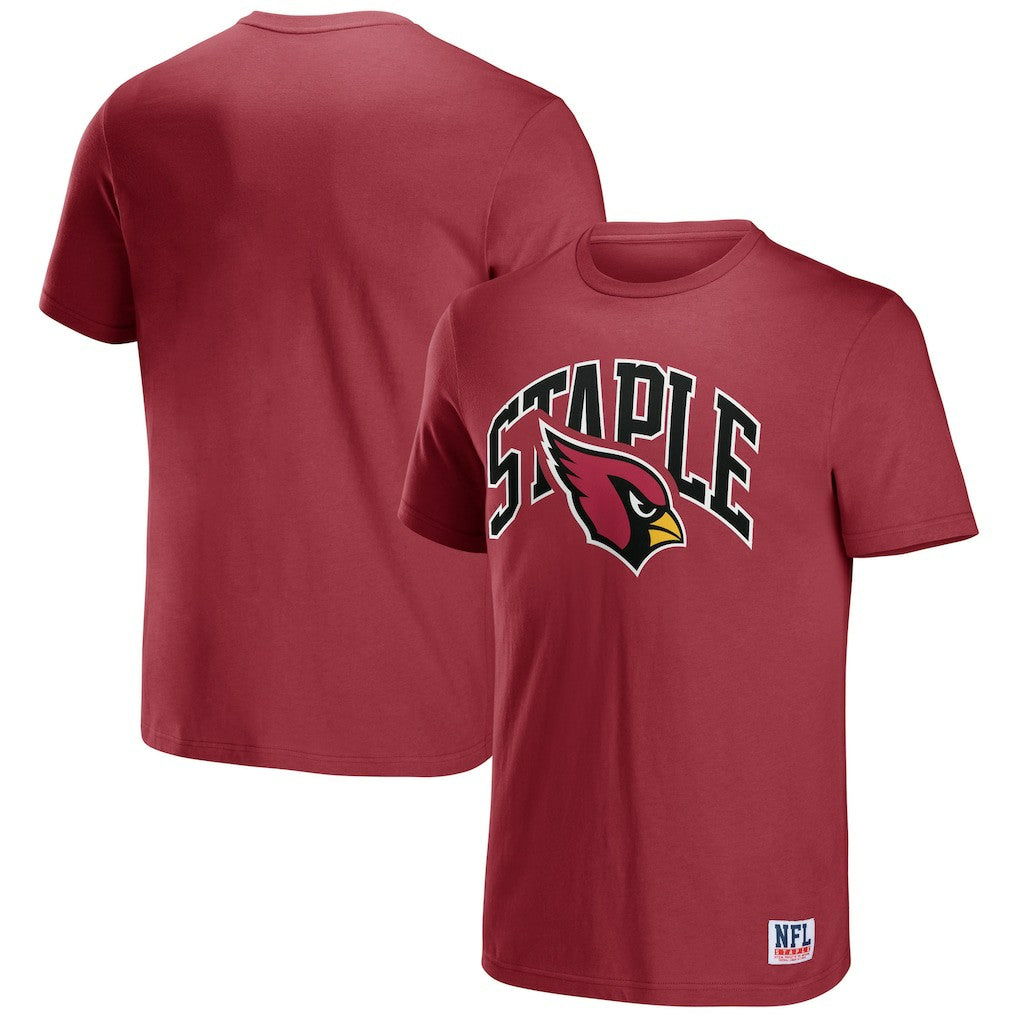 Arizona Cardinals NFL x Staple Logo Lockup T-Shirt - Cardinal T-shirts