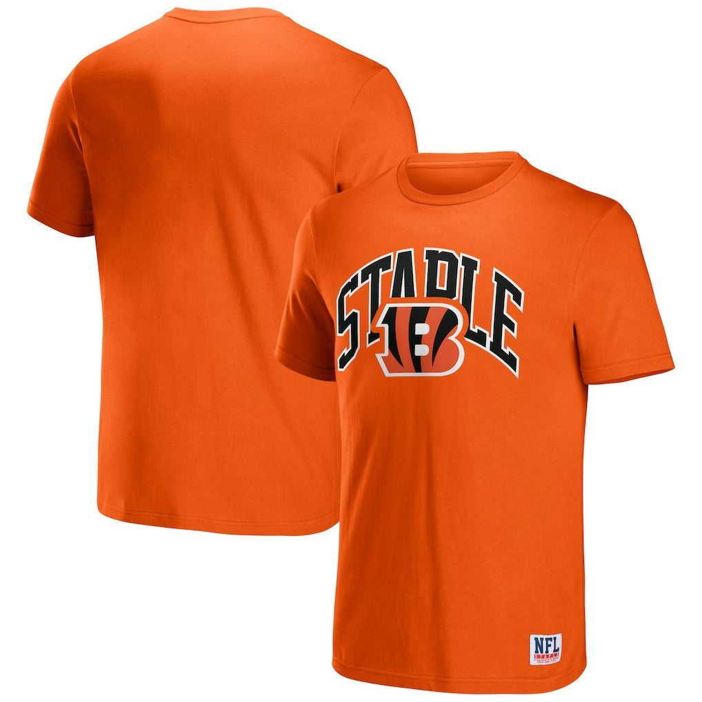 Cincinnati Bengals NFL x Staple Logo Lockup T-Shirt - Orange T-shirts
