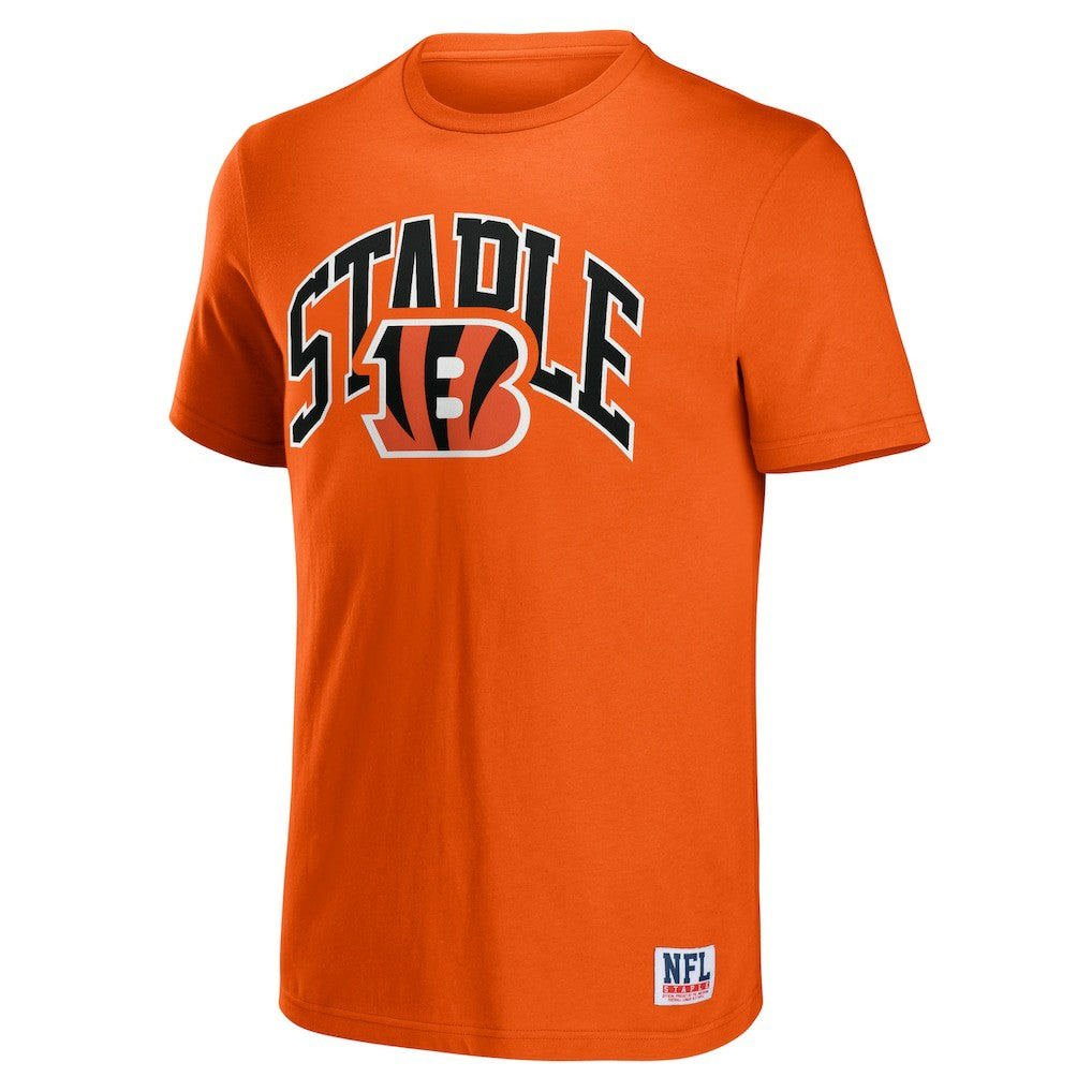 Cincinnati Bengals NFL x Staple Logo Lockup T-Shirt - Orange T-shirts