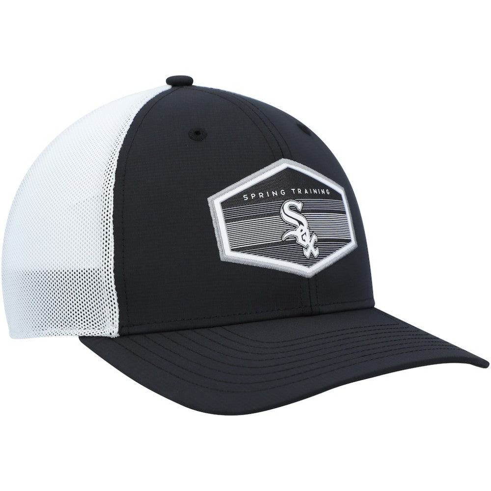 Chicago White Sox '47 Spring Training Burgess Trucker Adjustable Hat - Black/White Hats