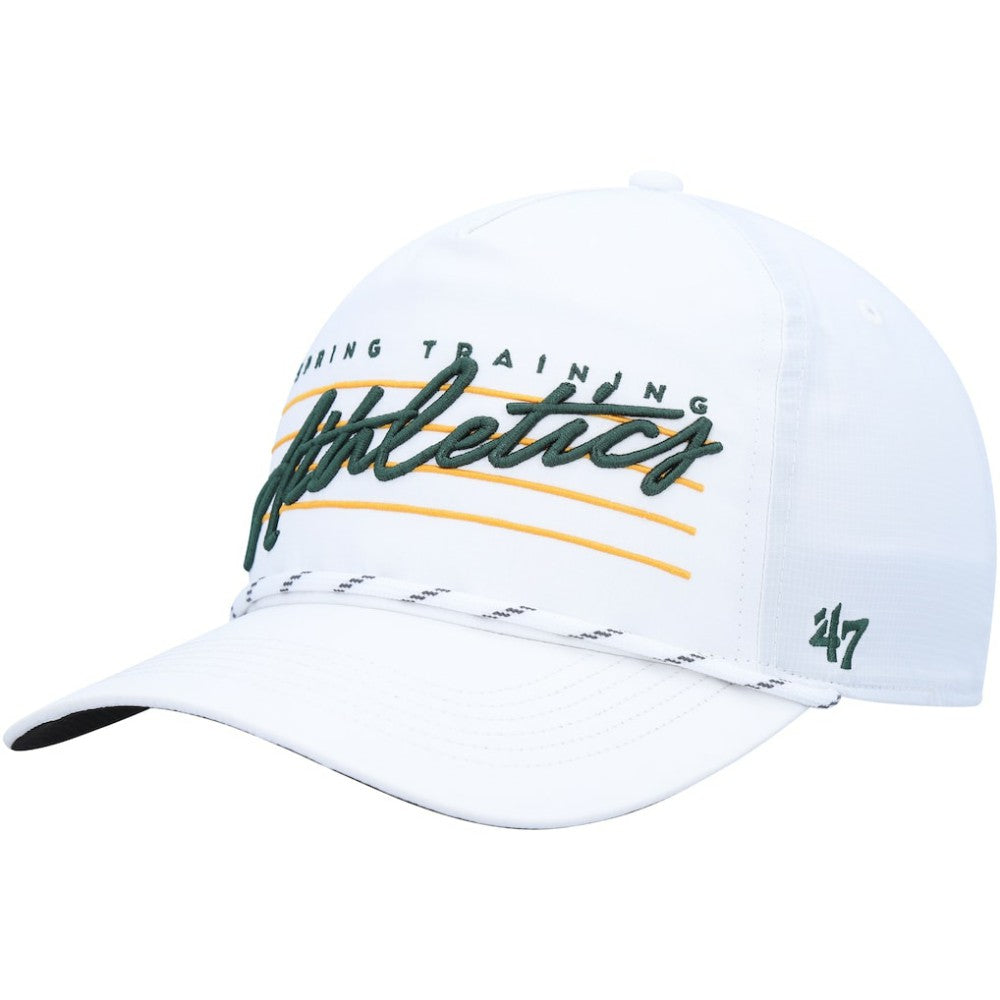 Athletics '47 Downburst Hitch Snapback Hat - White Hats