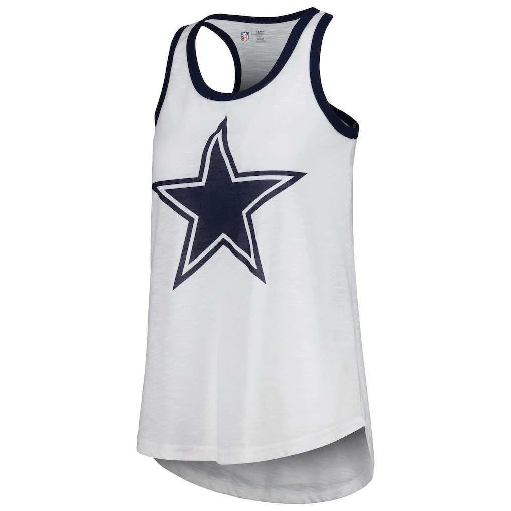 Dallas Cowboys G-III 4Her by Carl Banks Women's Tater Tank Top - White Tops