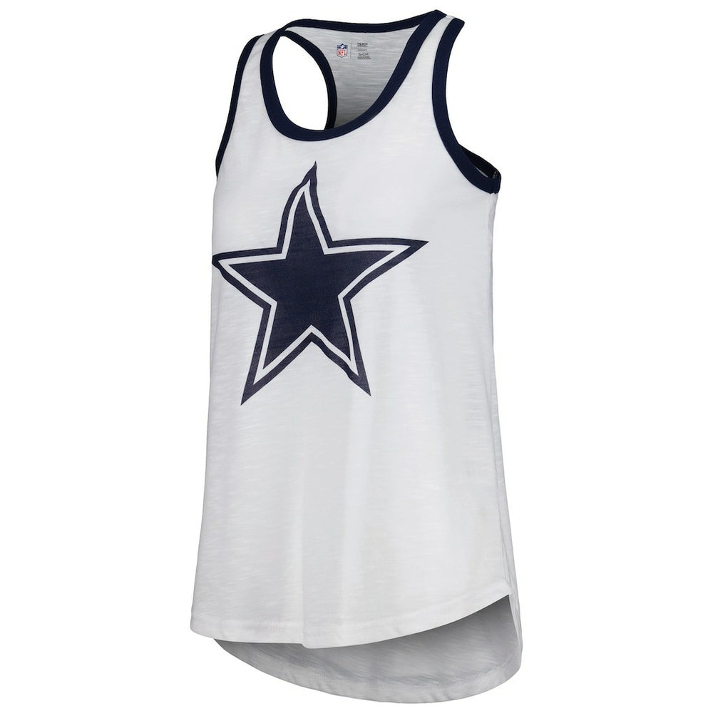 Dallas Cowboys G-III 4Her by Carl Banks Women's Tater Tank Top - White Tops