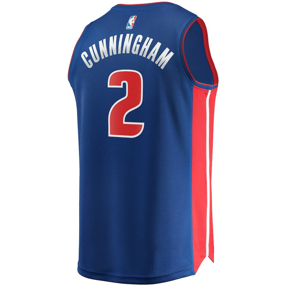 Cade Cunningham Detroit Pistons Fast Break Replica Jersey Icon Editi- Blue - Fanatics