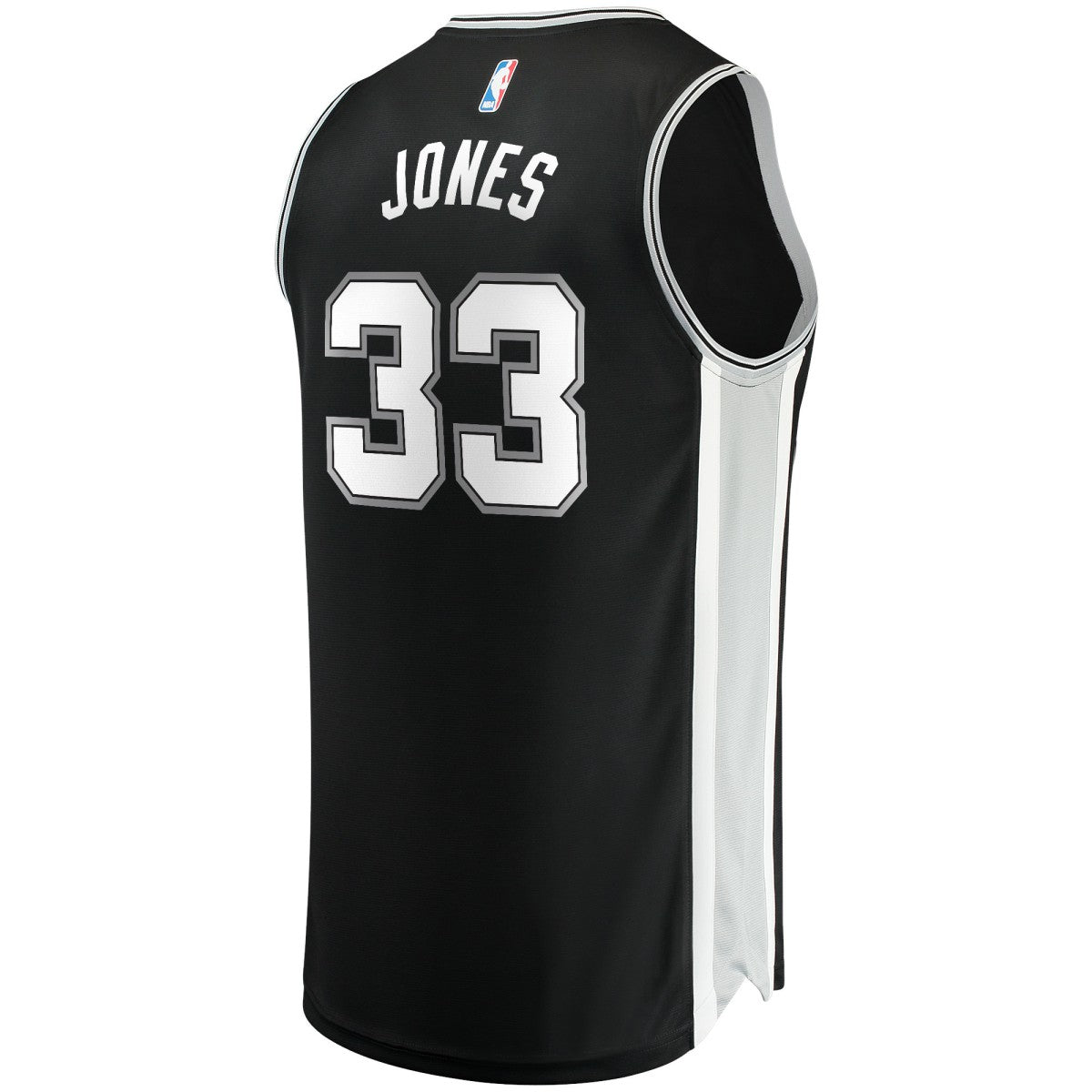 Tre Jones San Antonio Spurs Fast Break Replica Jersey Icon Edition Black - Fanatics