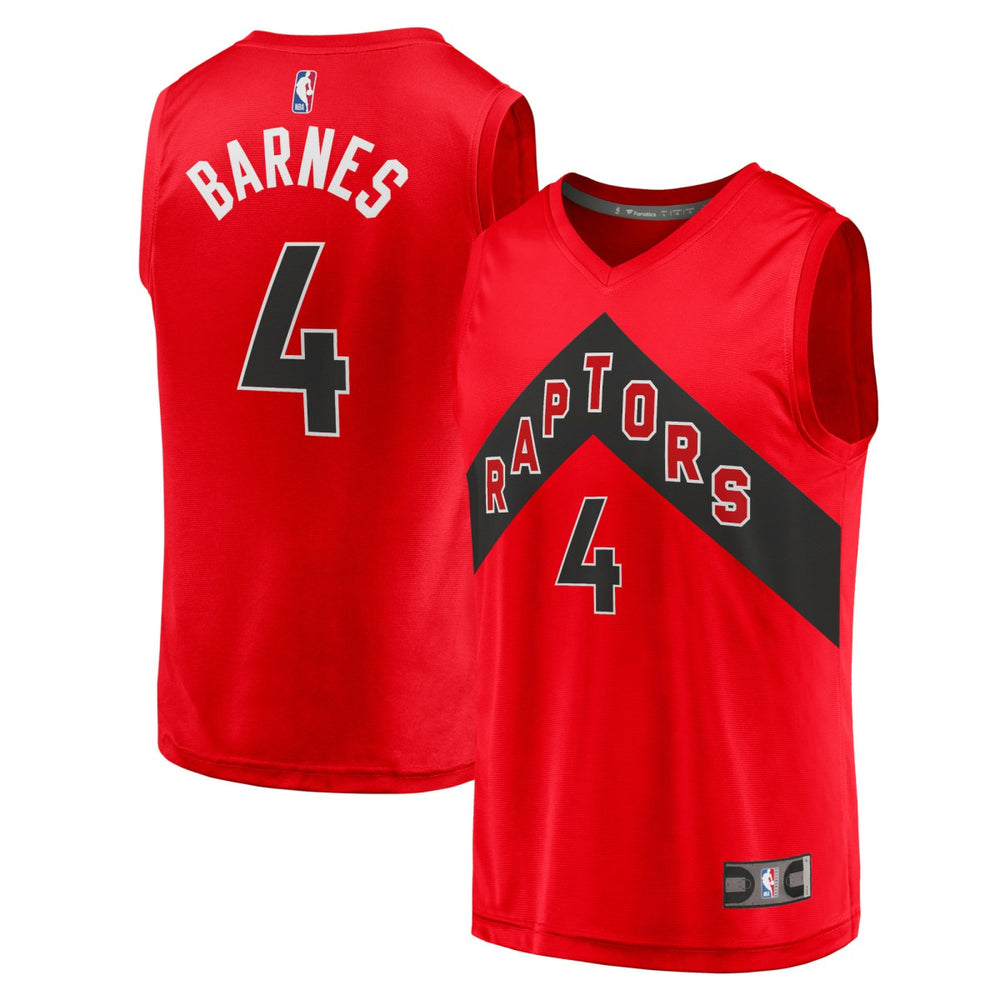 Scottie Barnes Toronto Raptors Fast Break Replica Jersey Icon Edition Red - Fanatics