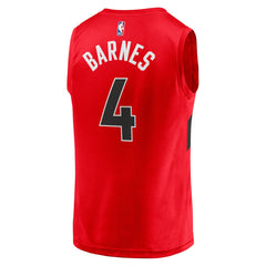 Scottie Barnes Toronto Raptors Fast Break Replica Jersey Icon Edition Red - Fanatics