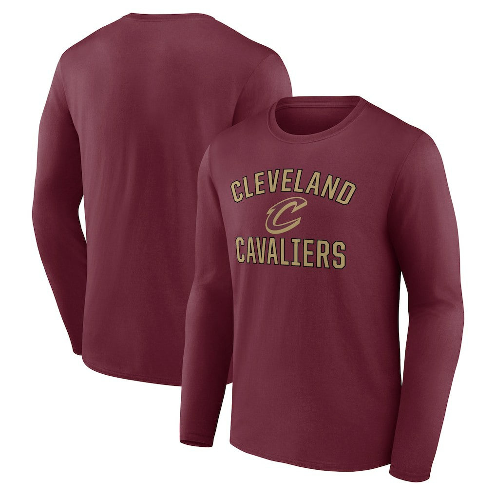 Cleveland Cavaliers Victory Arch Team Long Sleeve T-Shirt Wine outlet