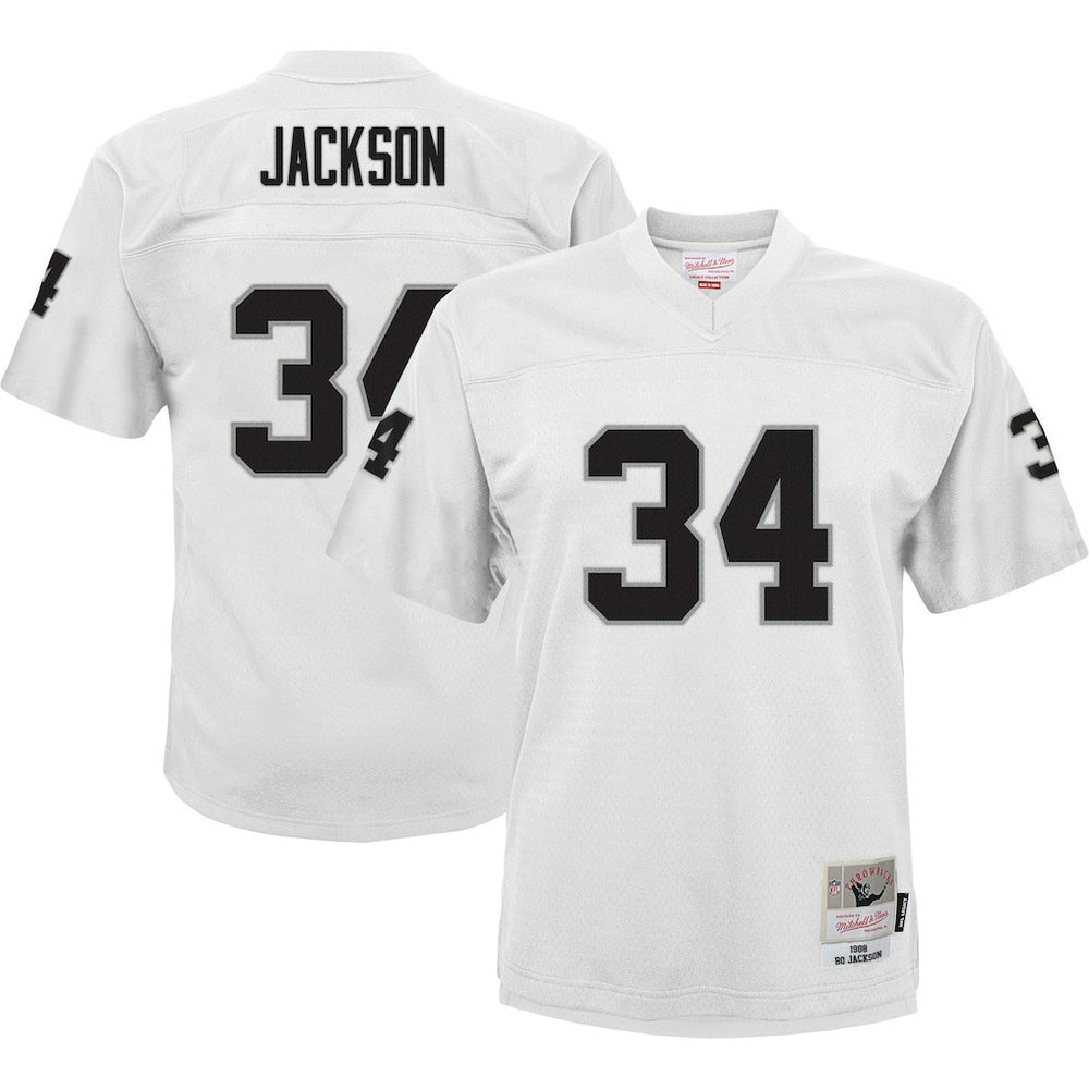 Bo Jackson Las Vegas Raiders Youth 1988 Retired Player Legacy Jersey - White Jerseys