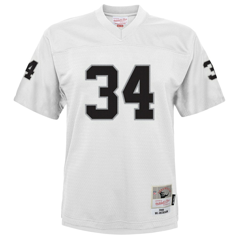 Bo Jackson Las Vegas Raiders Youth 1988 Retired Player Legacy Jersey - White Jerseys
