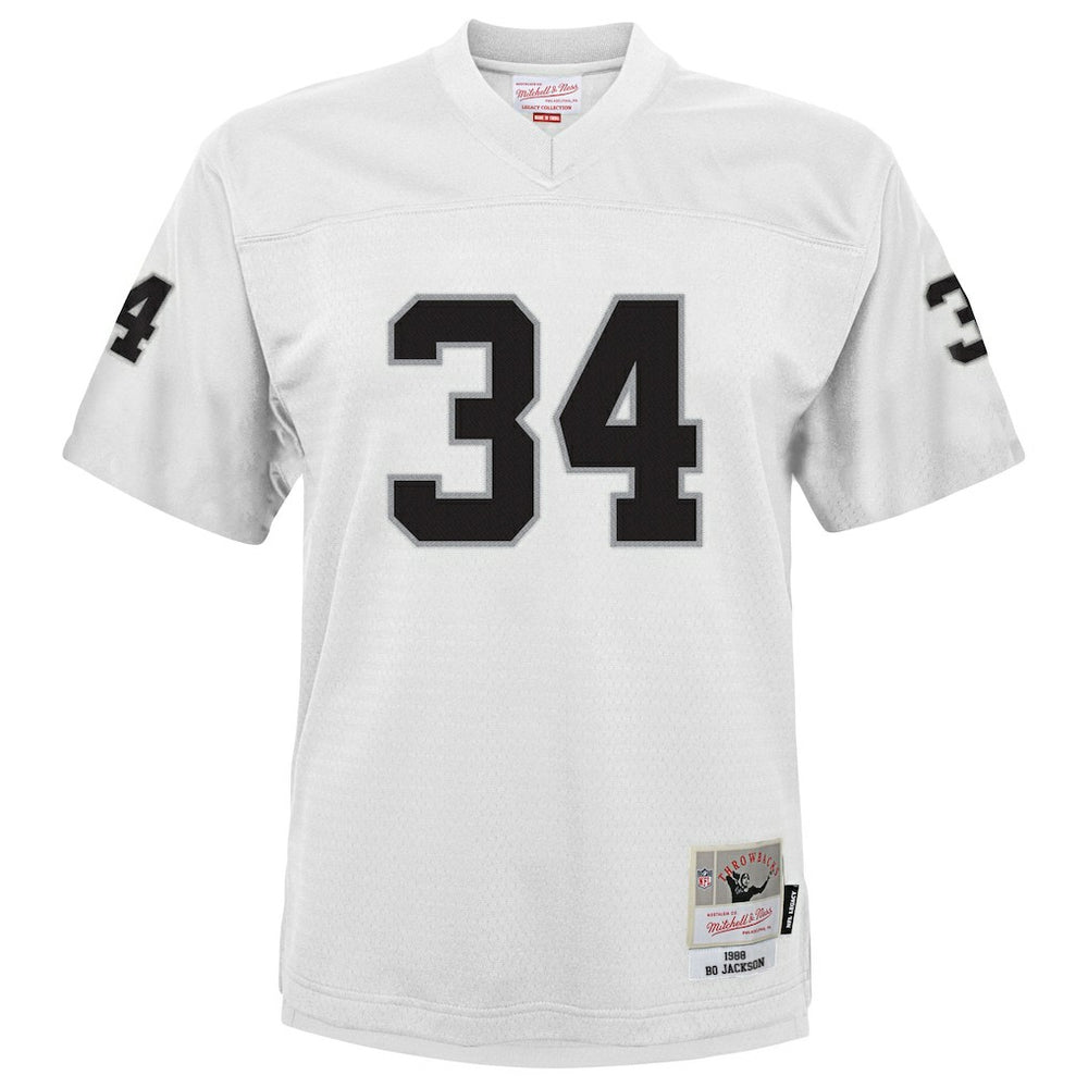 Bo Jackson Las Vegas Raiders Youth 1988 Retired Player Legacy Jersey - White Jerseys