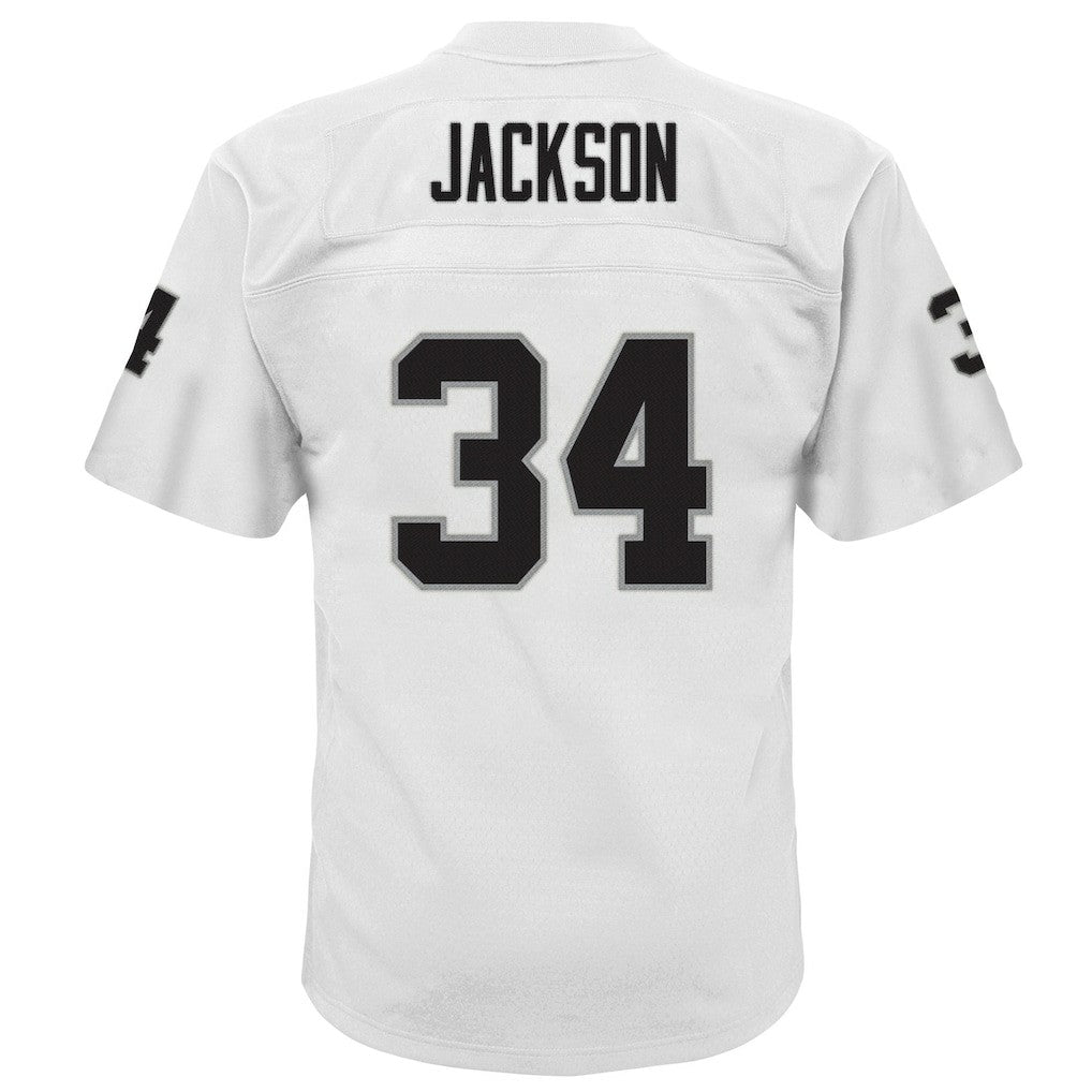 Bo Jackson Las Vegas Raiders Youth 1988 Retired Player Legacy Jersey - White Jerseys