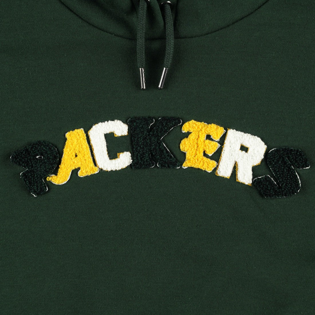 Green Bay Packers The Wild Collective Women's Cropped Pullover Hoodie - Green Hoodies