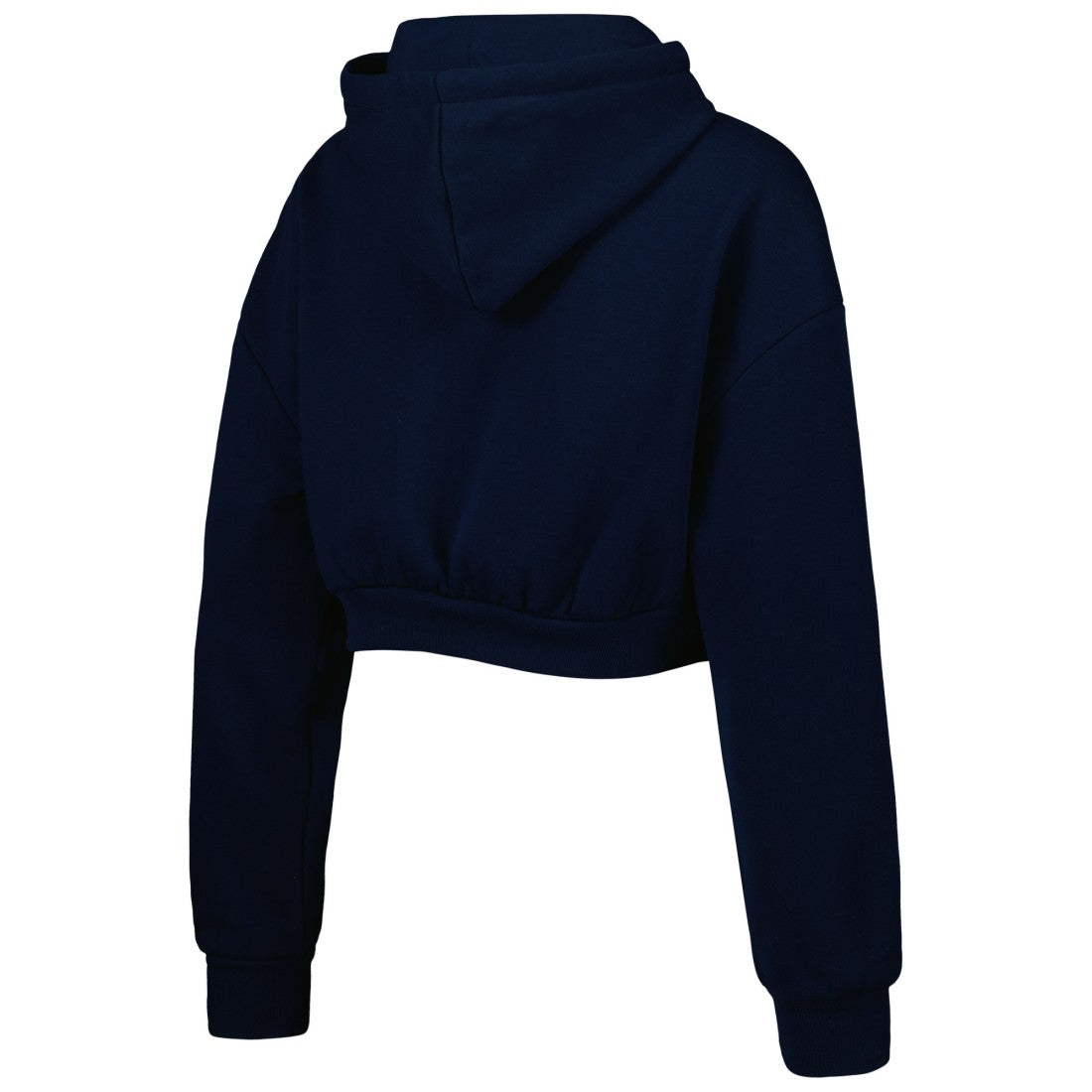 Tennessee Titans The Wild Collective Women's Cropped Pullover Hoodie - Navy Hoodies