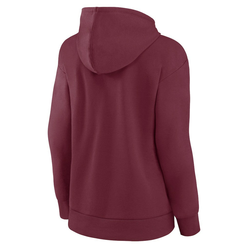 Washington Commanders Women's Team Primary Logo Pullover Hoodie - Burgundy Hoodies
