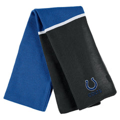 Indianapolis Colts WEAR by Erin Andrews Women's Colorblock Cuffed Knit Hat with Pom and Scarf Set - Royal Hats