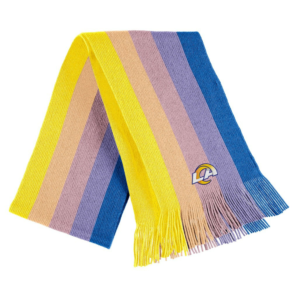 Los Angeles Rams WEAR by Erin Andrews Women's Ombre Pom Knit Hat and Scarf Set - Gold Hats
