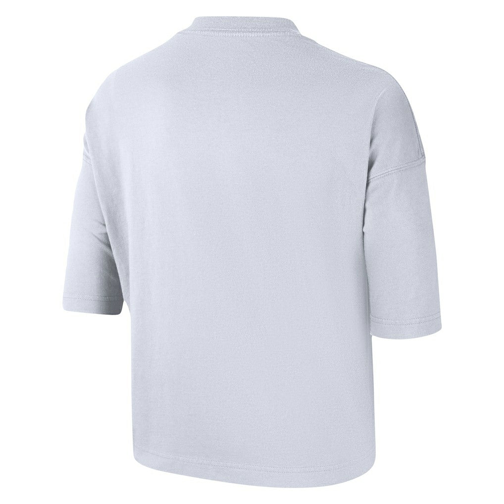 Brooklyn Nets Women's Essential Boxy T-Shirt White - Nike