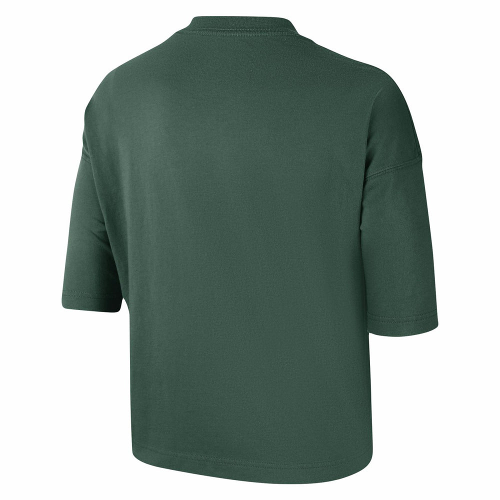 Milwaukee Bucks Women's Essential Boxy T-Shirt Hunter Green - Nike