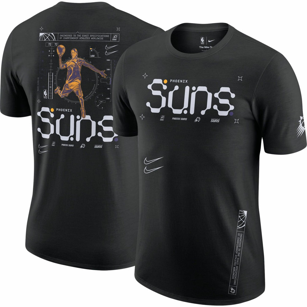 Phoenix Suns Courtside Air Traffic Control Max90 T-Shirt Black - Nike