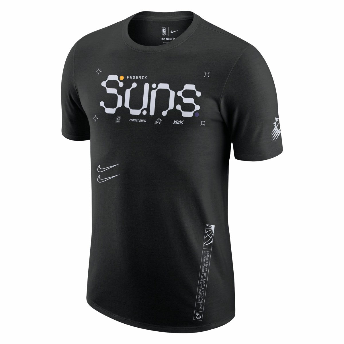 Phoenix Suns Courtside Air Traffic Control Max90 T-Shirt Black - Nike