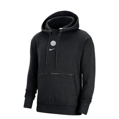 Brooklyn Nets Courtside Versus Flight Pullover Hoodie Heather Black - Nike