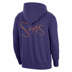 Phoenix Suns Courtside Versus Flight Pullover Hoodie Heather Purple - Nike