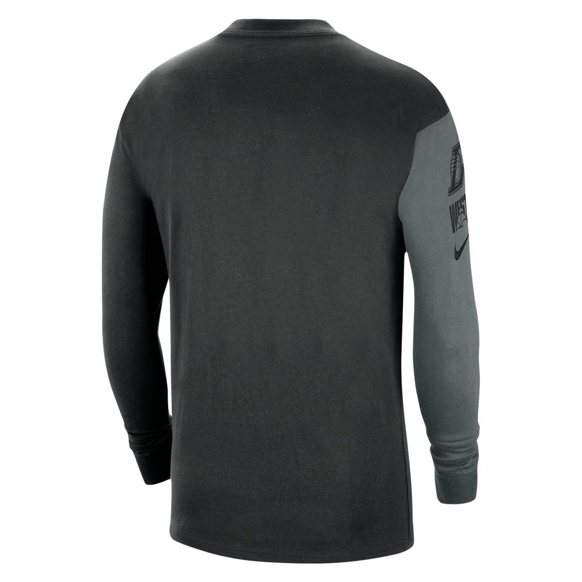 Los Angeles Lakers Courtside Versus Flight MAX90 Long Sleeve T-Shirt Black - Nike