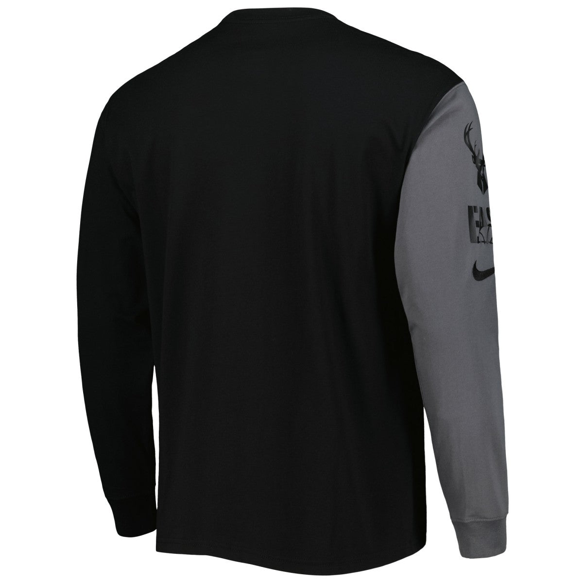 Milwaukee Bucks Courtside Versus Flight MAX90 Long Sleeve T-Shirt Black - Nike