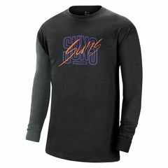 Phoenix Suns Courtside Versus Flight MAX90 Long Sleeve T-Shirt Black - Nike
