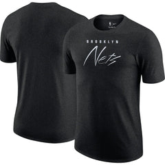 Brooklyn Nets Courtside Versus Flight Max90 T-Shirt Heather Black - Nike