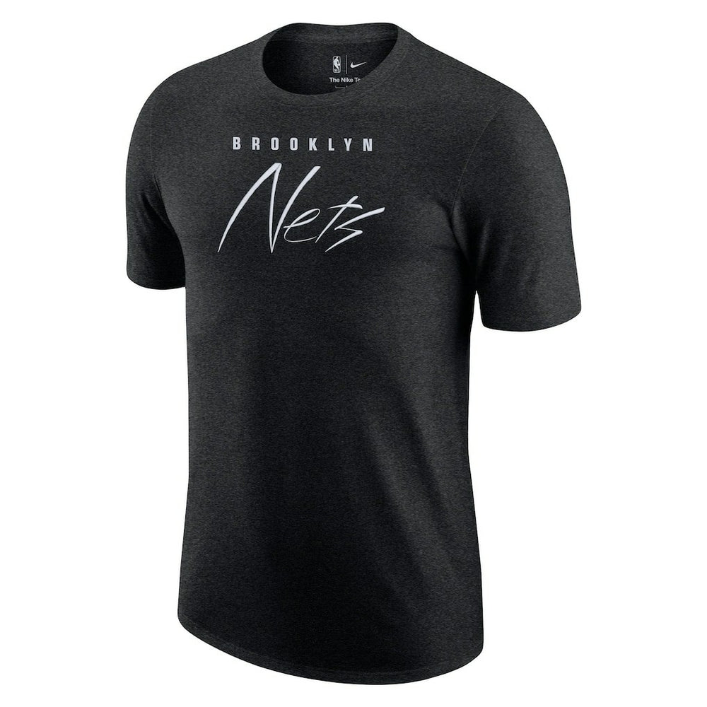 Brooklyn Nets Courtside Versus Flight Max90 T-Shirt Heather Black - Nike