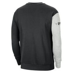 Chicago Bulls Courtside Versus Force & Flight Pullover Sweatshirt Black/Heather Gray - Nike