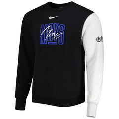Dallas Mavericks Courtside Versus Force & Flight Pullover Sweatshirt Black/Heather Gray - Nike